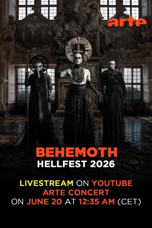 Behemoth - Hellfest 2026 poster